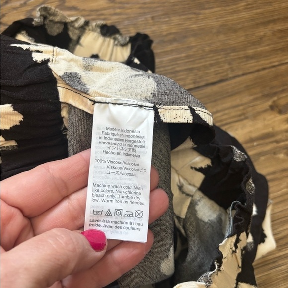 Madewell Drapey pull-on shorts floral ikat Flowy - Picture 9 of 11